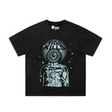 Gallery Dept T Shitrs Men's Vintage Summer Vintage Print Short Sleeves