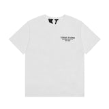 Vlone T Shirt Spring Summer Skull Letter Pattern