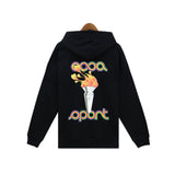 Casablanca Hoodie Autumn/Winter Letter Print Hooded Sweater