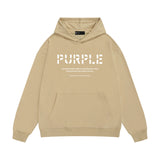 Purple Brand Hoodie Fashion Loose Hooded Sweater