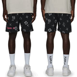 Purple Brand Shorts Summer Print Shorts