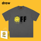 Drew T Shirts Short-Sleeved T-shirt Smiley Face
