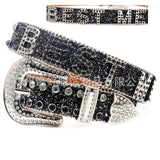 Hip-hop punk rhinestone belt bestme accessories