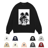 Purple Brand Sweatshirt Loose Crew Neck Sweater