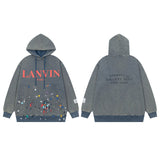 Gallery Dept Hoodie Hand Painted Ink Washed Hooded Sweater