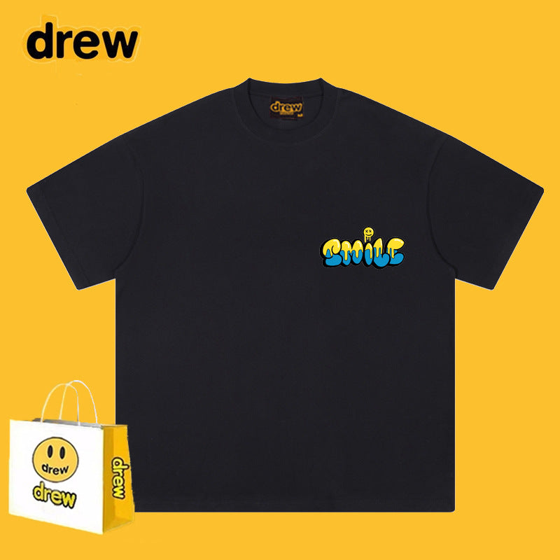 Drew T Shirts Pure Cotton Short Loose
