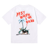 Trapstar T Shirts Trapstar Coconut Lounge Chair Print Short Sleeve T-Shirt