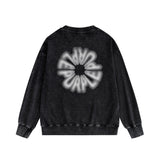 Purple Brand Distressed Sweatshirt Retro Vintage Crew Neck Sweater