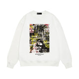 Purple Brand Sweatshirt Loose Crew Neck Sweater