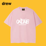 Drew T Shirts Cotton Short Sleeve Fashion Brand Printing