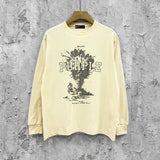 Purple Brand Long Sleeve T-Shirt Fashion Loose Long Sleeve Top