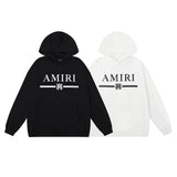 Amiri Hoodie AMI logo print hooded sweater for men and women