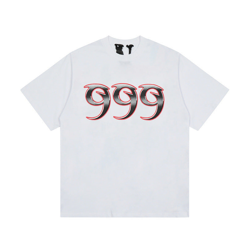 Vlone T Shirts Summer Personalized Printed T-shirt European and American Couple