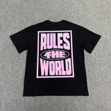 Corteiz T Shirt Short Sleeve Letter Flower