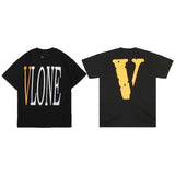 Vlone T Shirts Short Sleeve Men's and Women's T-shirt