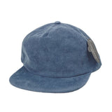 Trendy flat brimmed hat corduroy autumn winter breathable heattech
