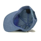 Trendy flat brimmed hat corduroy autumn winter breathable heattech