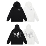 Amiri Hoodie AMI Letter logo print hooded sweater for men and women