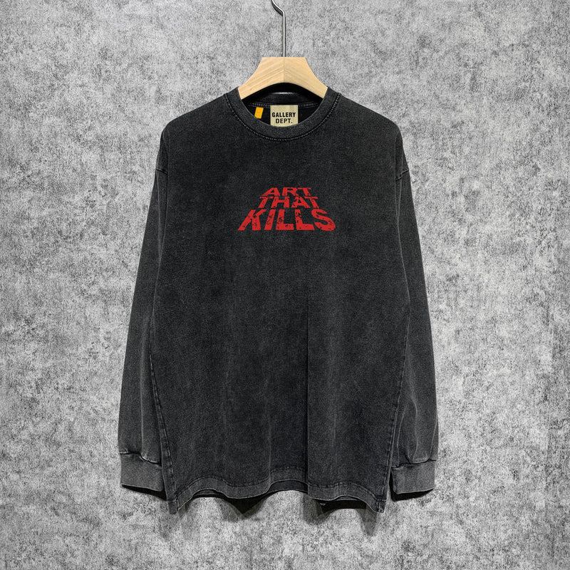 Gallery Dept Long Sleeve Shirt Vintage T Shirt Washed and Worn Vintage Long Sleeve T-shirt