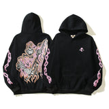 Hellstar Hoodie Skull Print Loose