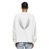 Purple Brand Long Sleeve T-Shirt Fashion Loose Long Sleeve Top