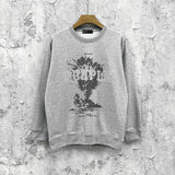 Purple Brand Sweatshirt Loose Crew Neck Sweater