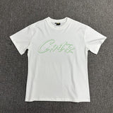 Corteiz T Shirt Short Sleeve Letter Flower