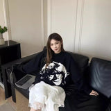 ERD Sweatshirt Autumn and Winter round Neck Sweater Loose