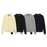 Ralph Lauren Knitted sweaters small twist knitted cardigan polo solid color crew neck