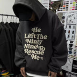 Mens Vintage T-Shirts CPFM CHO Kanye foam print KANYE loose hooded sweater