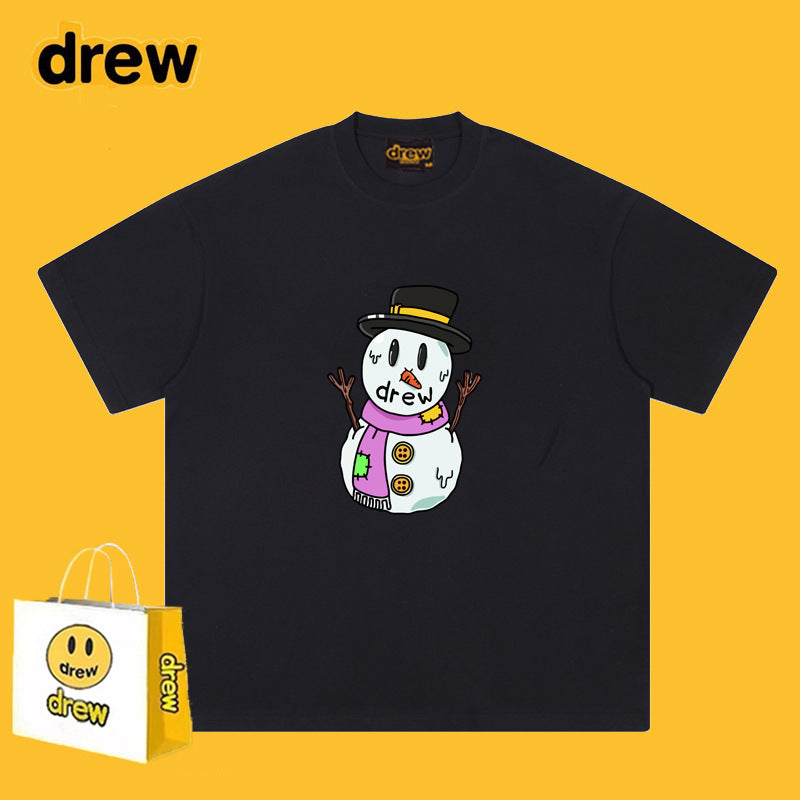 Drew T Shirts T-shirt Snowman Print