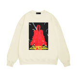 Purple Brand Sweatshirt Loose Crew Neck Sweater