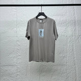 Cp Company T Shirts Cotton Embroidery Casual Crew Neck