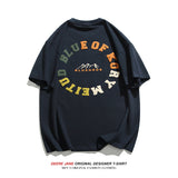 Men's T-Shirts Short-Sleeved T-shirt Men's Summer Loose Casual Top