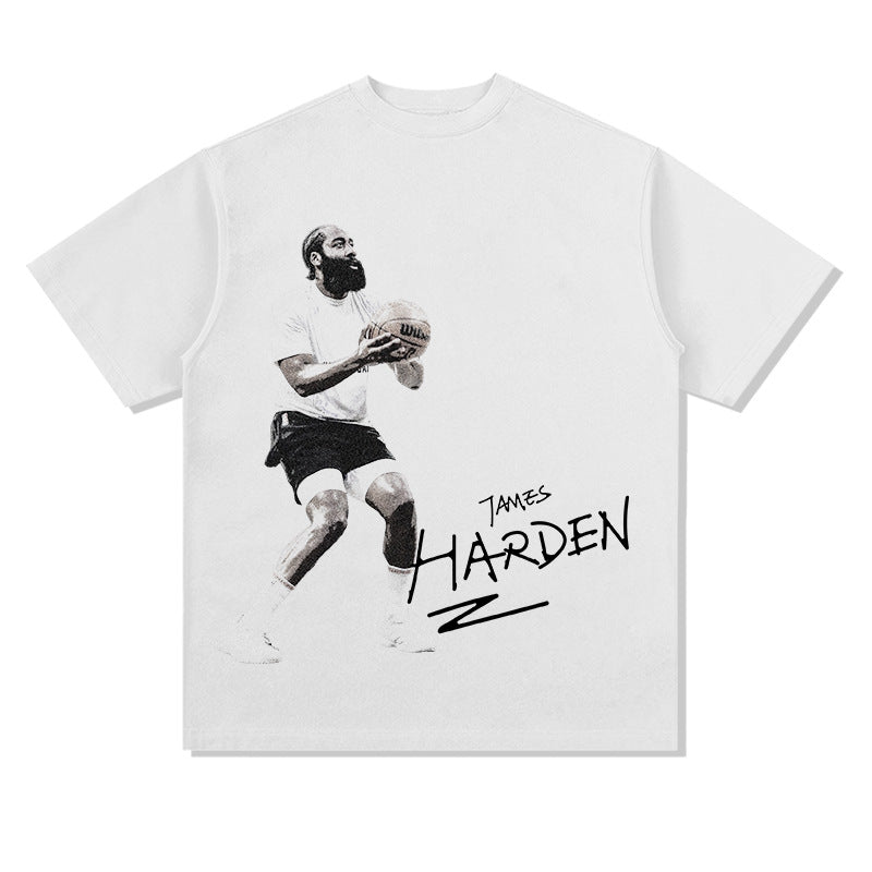 Nba Long Sleeve Shirt Loose Shoulder Men and Women