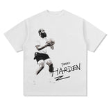Nba Long Sleeve Shirt Loose Shoulder Men and Women