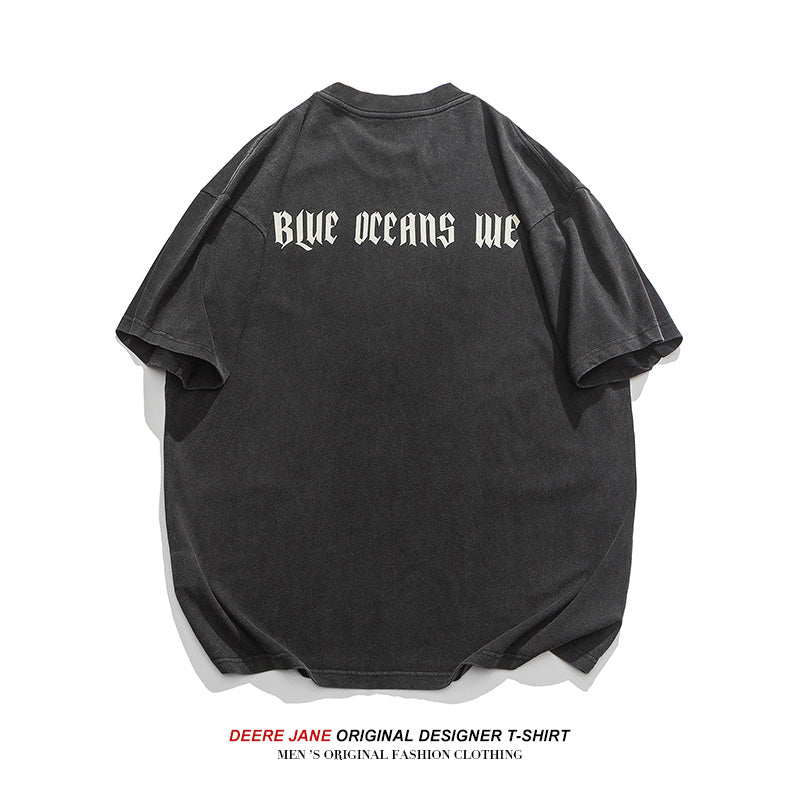 Men T-Shirts Summer Short Sleeve T-shirt Men and Women Half Sleeve Loose