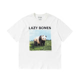 Men Vintage T-Shirts Vintage Giant Panda Printing Old Short Sleeve Vintage Loose