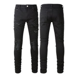 Amiri Jeans Hole & Patch Slim Stretch #8520