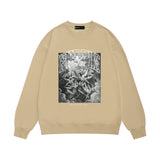 Purple Brand Sweatshirt Loose Crew Neck Sweater