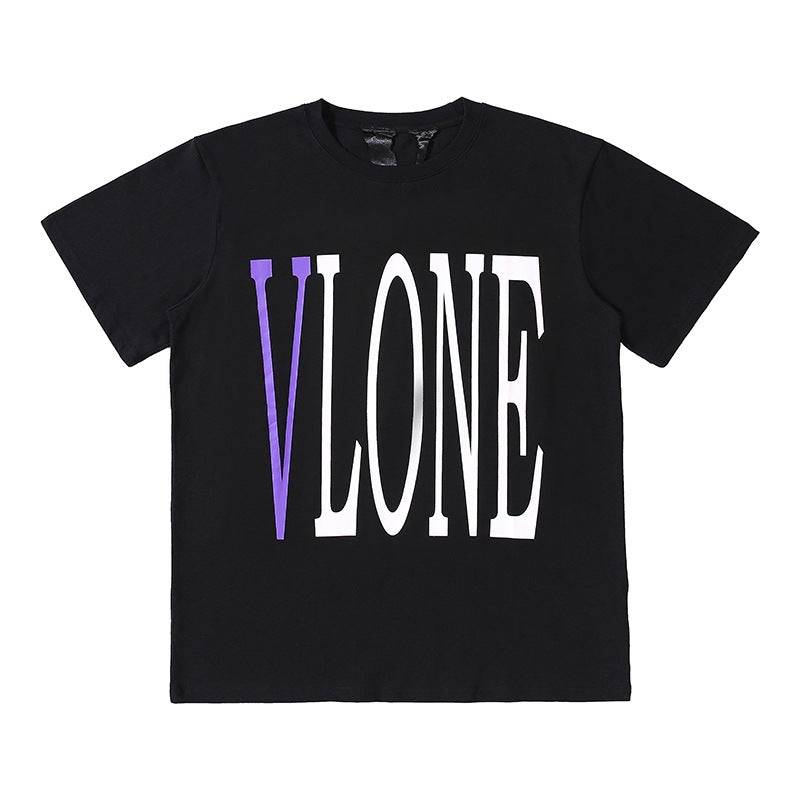 Vlone T Shirts Short Sleeve Men's and Women's T-shirt