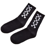 OFF OW whtie Socks XX stripe pattern