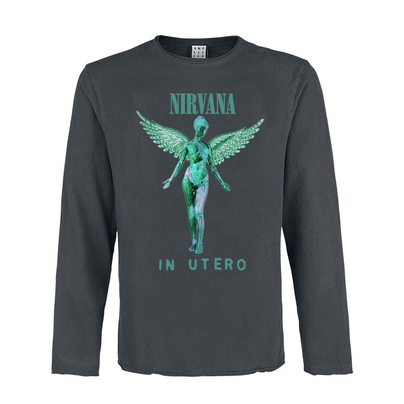 Nirvana Hoodie Cobain Rock Men'S Vintage Sweater