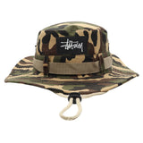 Stussy Hat Men's and Women's Summer Breathable Sun Hat Outdoor