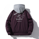 Men Vintage Jackets Spring Simple Embroidered Baseball Suit Flight Suit