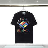Casablanca T Shirts Fashion Casual Crew Neck Tee