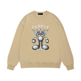Purple Brand Sweatshirt Loose Crew Neck Sweater