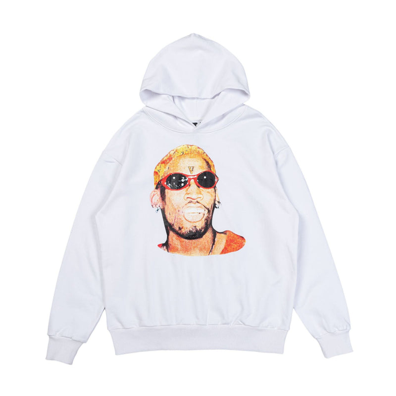 Vlone Hoodie Autumn/Winter Portrait Pattern Hooded Sweater