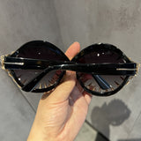 Trendy punk glasses sunshade special-shaped uv protection