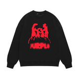 Purple Brand Sweatshirt Loose Crew Neck Sweater